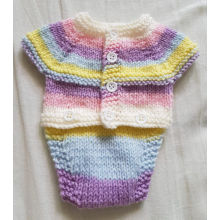Pull enfant en tricot de couleur